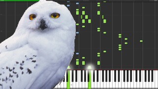 Hedwig's Theme Variations - Harry Potter [Piano Tutorial] (Synthesia) // Master Snape