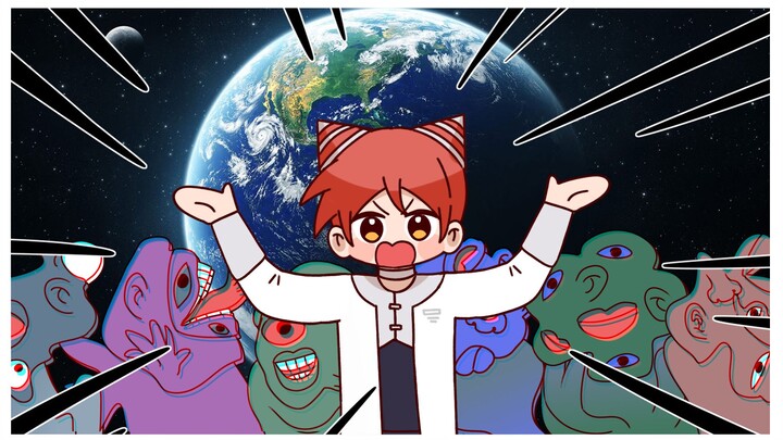 [Boom] I promise that the alien invasion will not cause the earth to explode! !