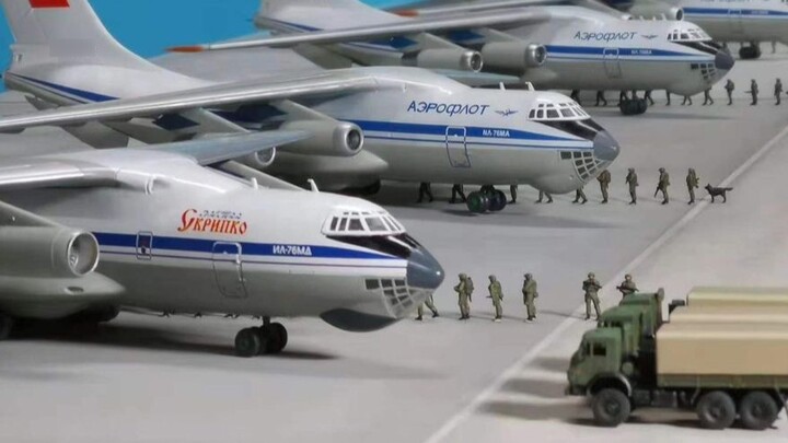 Air output is active!!! Trumpeter/Red Star 1/144 Waidwei's Il-76 nanny machine