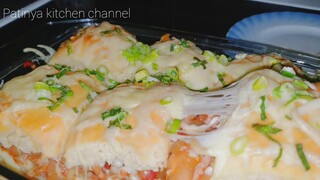 ไอเดีย ขนมปังชีสยืด ทำง่ายและอร่อย แค่มีชีสและเนื้อผัดปรุงรสตามชอบ