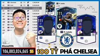 I Love CHELSEA | Hơn 100 Tỷ Cùng ILF Build Team CHÈ XANH +5 Khủng Nhất Với Đầu Tàu LUKAKU 21TS +5