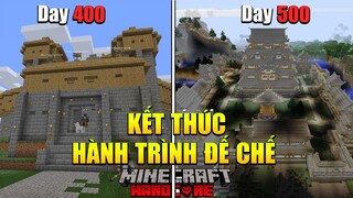 Tóm tắt 100 ngày kết thúc đế chế thời trung cổ siêu khó ngày thứ 500 trong minecraft