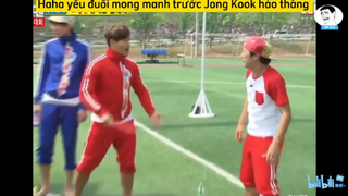 Haha mong manh trước Kim Jong Kook