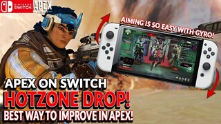 SWITCH PLAYER DROPPING AT HOTZONE IN PC PLAYERS LOBBY! APEX LEGENDS SWITCH GAMEPLAY