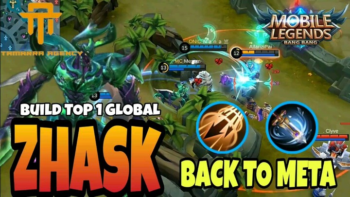 [TA] GAMEPLY ZHASK MLBB || ZHASK REAL MONSTER LATE GAME !!