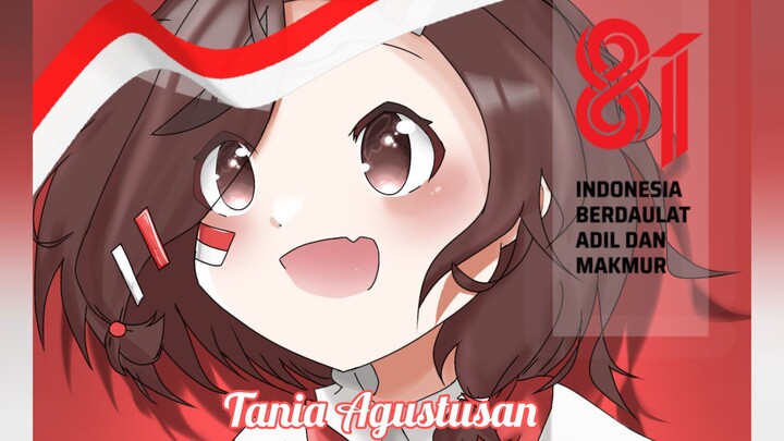 Drawing Tania ikut agustusan [ my oc ] PART 2