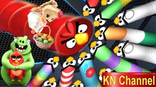 ANGRY BIRDS HỌC PHÉP THUẬT RẮN ĂN MỒI ĐỂ GIẢI CỨU CHIM CON KHỎI CON HEO