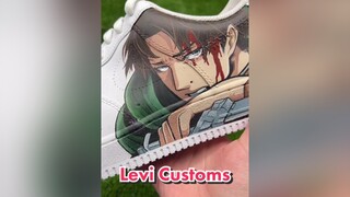 Comment your size! levi aot anime sneakers foryoupage