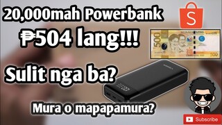 PowerBank na ₱504 lang! Sulit nga ba? || Veger 20,000mah PowerBank VP 2016 Review