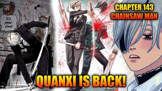 Review Chapter 143 Chainsaw Man - Quanxi Muncul Sebagai Keamanan Public & Membantai Weapon Hybrid!