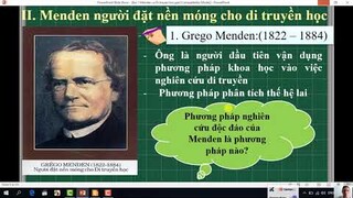 THCS Nguyễn Khuyến - Sinh học 9- Bài giảng Sinh 9 Men den và di truyen hoc - Năm học 2021-2022