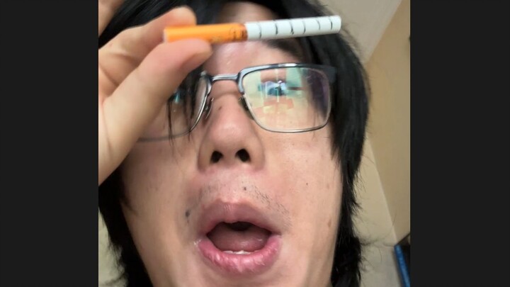 Tantangan! Sebatang rokok, bertahan sehari penuh!