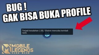 BUG GAK BISA BUKA PROFILE! TERJADI KESALAHAN SILAHKAN MENCOBA KEMBALI NANTI.