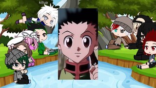 Bnha react to hunter x hunter tiktoks +Amv (read description)