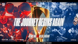 THE JOURNEY BEGINS AGAIN | 2024 PMGC SURVIVAL STAGE TEASER | PUBG MOBILE INDONESIA