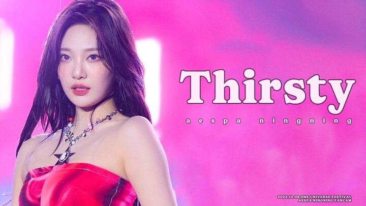 231008 Ningning live ONE UNIVERSE FESTIVAL 2023 «Thirsty»