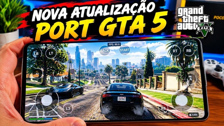 AGORA SIM! SAIU NOVA ATUALIZAÇÃO DO PORT DO GTA 5 SUPER LITE PARA ANDROID FICOU AINDA MELHOR