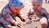 ทารกแฝดทำให้พ่อแม่มีความสุขตลอดทั้งวันได้อย่างไร - วิดีโอเด็กที่สนุกที่สุด
