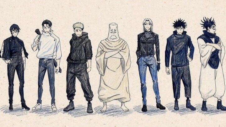 "Jujutsu Kaisen" – Remastered Pencil & Crayon Version of the First Part of the Death-Devouring Tour 
