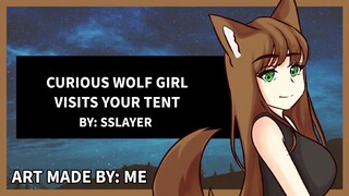Curious Wolf Girl Visits Your Tent - (Wolf Girl x Listener) [ASMR Roleplay] {F4A}