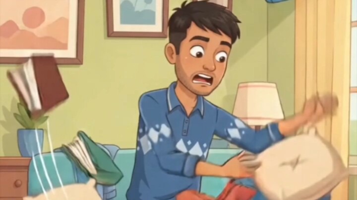 aisa kya hua ki Pati pure ghar ka saman idhar udhar fenkane Laga