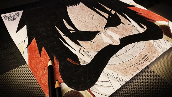 One Piece Art: Dibujando a Gol D. Roger | El Lienzo del Rey #001