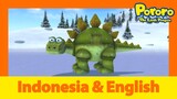 Belajar Bahasa Inggris l Itu dinosaurus! l Animasi Indonesia | Pororo Si Penguin Kecil