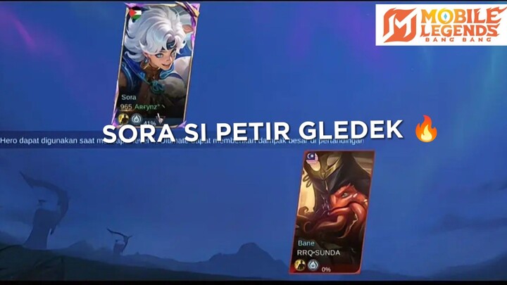 sora 1 vs 1 gw bantai 3-0 Bane 😱🔥 gw lagi gak make roam dulu ya