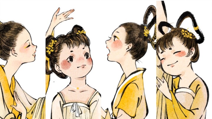 "Bird Anthropomorphism Series: Duet" What songs are they singing?