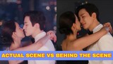 KING THE LAND KISSES ACTUAL VS BEHIND THE SCENES