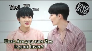 [ZeeNunew] Nunew Confessed about being the Lover of Zee Pruk - During Juliet Thailand 2022