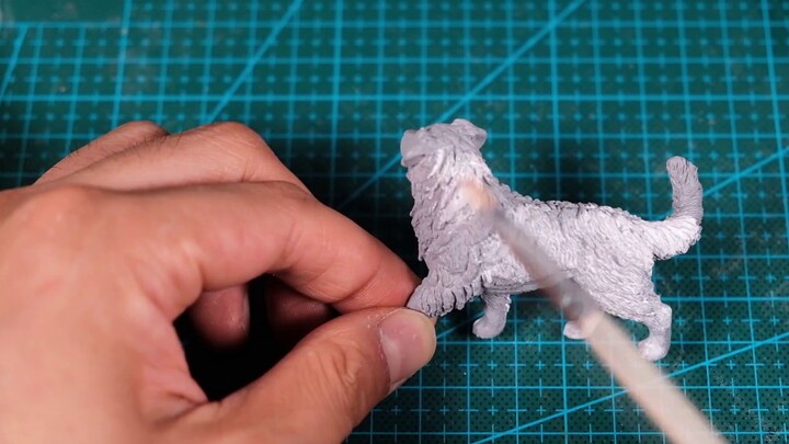 [Model Painting] What will the animal white model that costs only 1 yuan look like after being paint