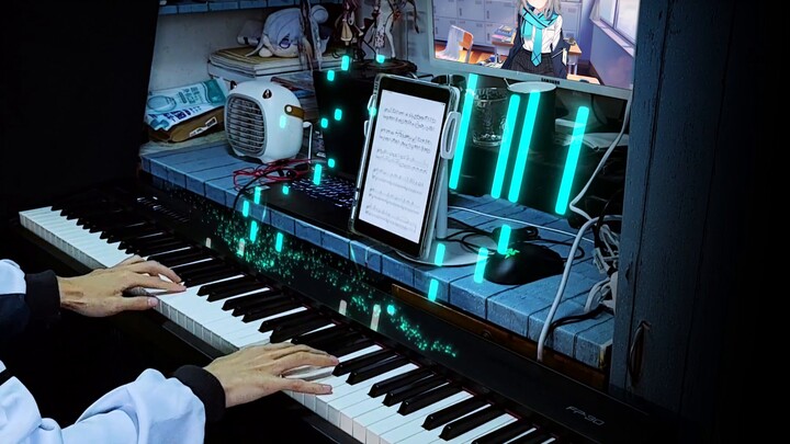 [Blue Blue File] Bai Zi's super-beautiful BGM performance! "midsummer cat" piano arrangement