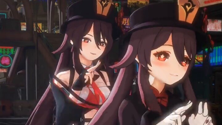 Is Hu Tao so weak that he has to lean on the wall?