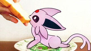 [Con rối giấy Pokémon] là một kẻ háu ăn nhưng nó sẽ không buông tha!