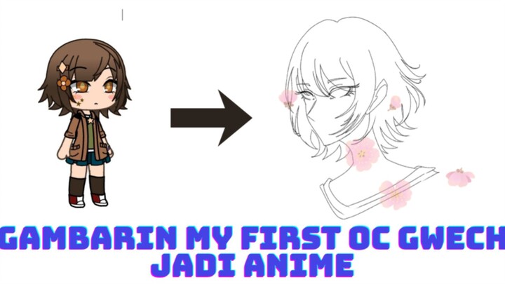 Gambarin OC gw menjadi anime cakep
