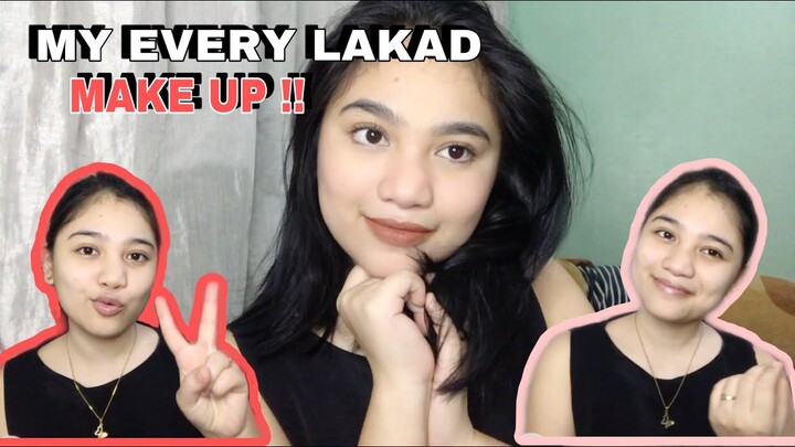 MY EVERY LAKAD MAKE UP (tutorial for light make up)