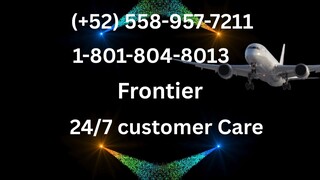 Número de Teléfono de Atención al Cliente de Frontier Airlines®– Guía Completa Paso a Paso