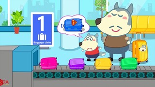 Không không Đâu mới là vali của Wolfoo  Phim Hoạt Hình Wolfoo Tiếng Viet