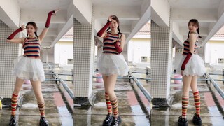 Nhảy nhạc pop trên sân thượng ký túc xá vào ngày bão. Lin Nayeon/Tutu thống trị cơn gió mạnh!