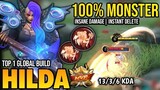 HILDA BEST BUILD 2022 | BUILD TOP 1 GLOBAL HILDA GAMEPLAY | MOBILE LEGENDS✓