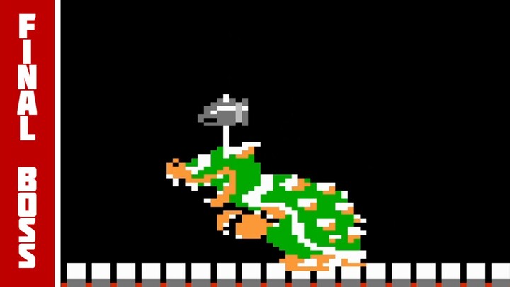 Super Mario Bros. (NES) - Final Boss