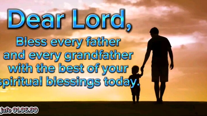 Prayer for all Fathers