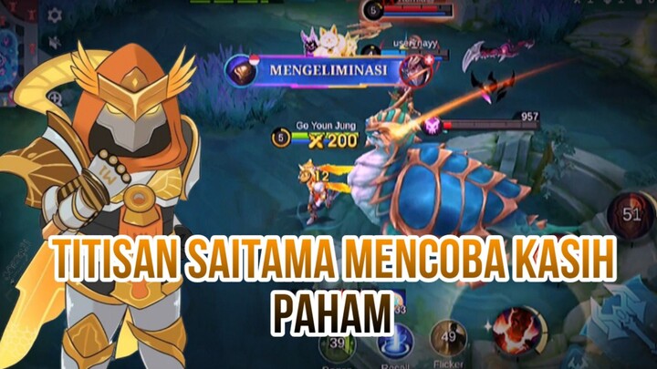 TITISAN SAITAMA MENCOBA KASIH PAHAM