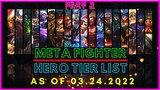 BEST FIGHTER HEROES IN MOBILE LEGENDS MARCH 2022 | FIGHTER TIER LIST MOBILE LEGENDS MARCH 2022