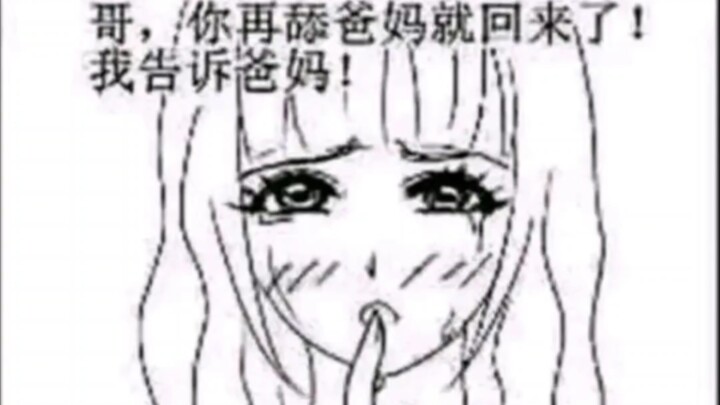 مجموعة ميمز "أخي، توقف عن لعق ذلك المكان، إن استمررت في اللعق سأُخبر أمي" (28)