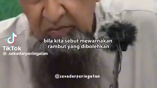 hukum warnakan rambut UAI