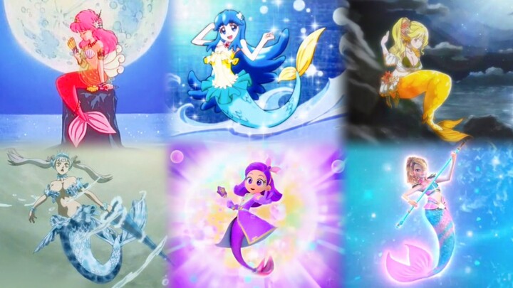 Điểm danh 62 màn biến thân của các cô gái phép thuật nàng tiên cá, có đuôi cá trông giống lươn quá!