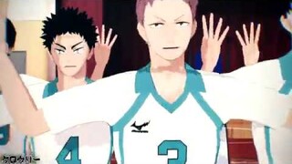 【Haikyuu MMD】BTS (방탄소년단) 'MIC Drop『Aoba Johsai』