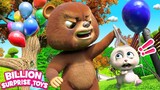Funny balloon tricks at the park | Bunny and the Bear